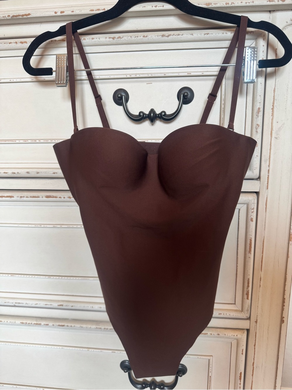 SKIMS Body Moulded Underwire Bodysuit in Cocoa - NWT